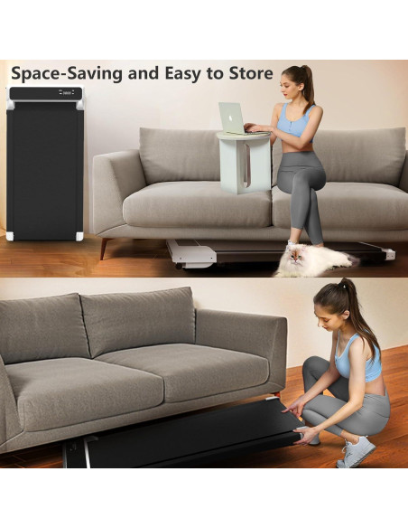 Caminadora 2 en 1 JURITS C7W Compacta Bajo Escritorio 120.2 kg