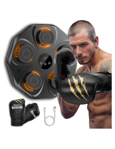 Máquina de Boxeo Musical EAZY WAYZ EW-01 con Bluetooth y LED