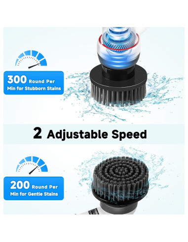 Kit de Limpieza Eléctrico AQQA 8 en 1 para Acuarios IPX9