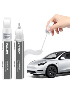 KIKIMO Kit de Pintura de Retoque para Tesla Blanco Perla 12ml