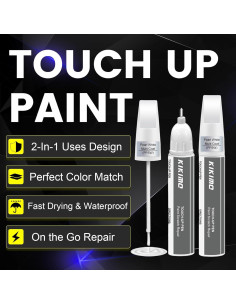 KIKIMO Kit de Pintura de Retoque para Tesla Blanco Perla 12ml 2