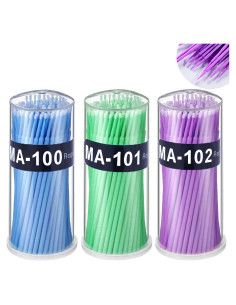 300 Pinceles de Retoque Automotriz Yuanwovv 1.5-2.5 mm