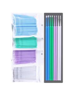 Pinceles de retoque ICSTM 400 Pcs 1.5mm a 2.5mm para pintura