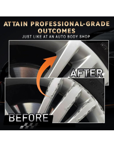 Pintura para Llantas Plateada xdotoar 12 ml Resistente al Agua