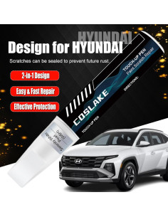 Pintura de Retoque COSLAKE 12ml Perla Blanca W6H para Hyundai 2