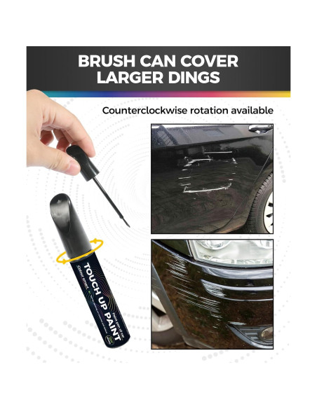 Bolígrafo de Pintura Automotriz UBOG Negro 1ml para Rayones