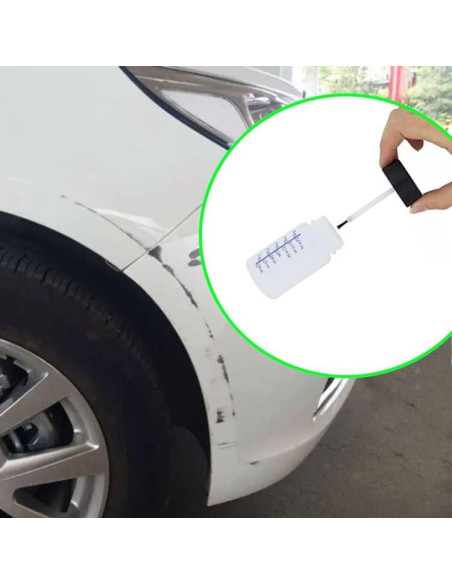 Paquete de 10 Botellas Vacías 60ml Yuanwovv con Brocha y Canica