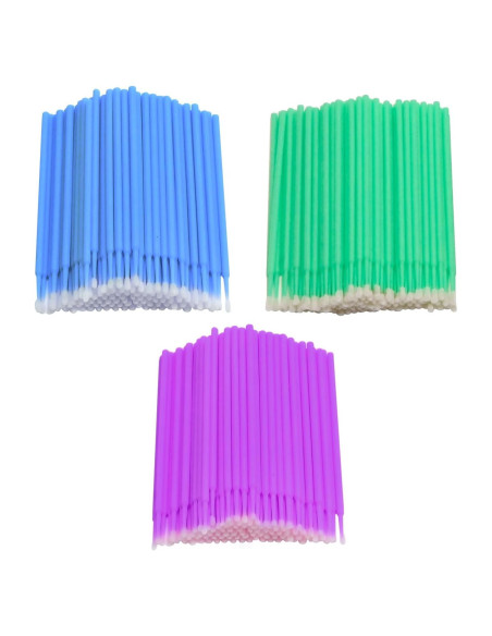 Pinceles de Retoque Automotriz Saihisday 300Pcs 2.5mm 2.0mm 1.5mm