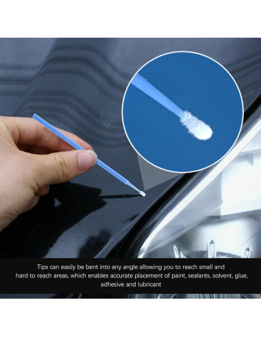 Pinceles de Retoque Automotriz Saihisday 300Pcs 2.5mm 2.0mm 1.5mm