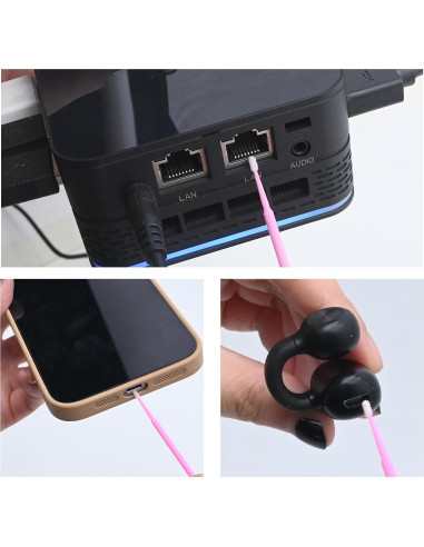 Pinceles de Retoque Automotriz Saihisday 300Pcs 2.5mm 2.0mm 1.5mm