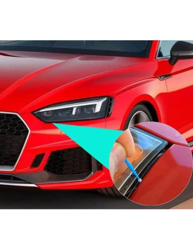 100 Pinceles de Retoque Automotriz Yuanwovv 1.5mm Púrpura