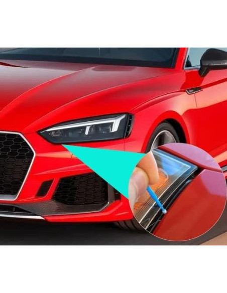 100 Pinceles de Retoque Automotriz Yuanwovv 1.5mm Púrpura