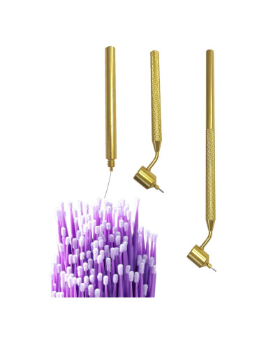 100 Pinceles de Retoque Supkeyer 0.5 mm para Pintura