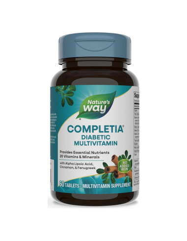 Completia Diabético Multivitamínico Nature's Way 60 Tabletas