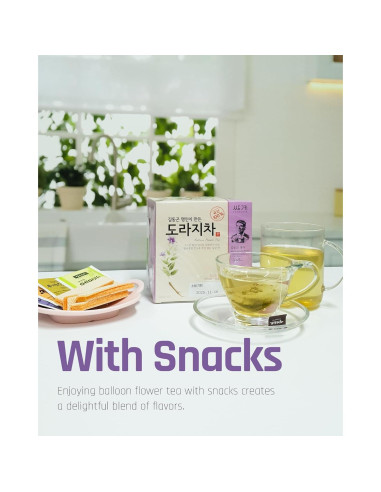 Té Herbal Coreano Premium Ssanggye Campanilla 40 Bolsitas