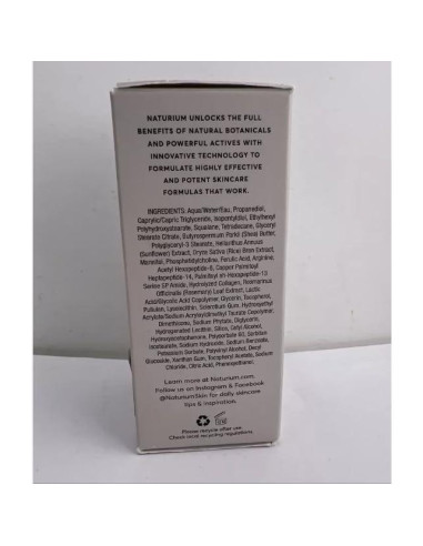 Suero Facial Reafirmante Multi-Péptido Naturium 29.57 ml