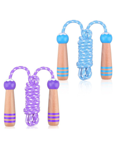 Cuerda de saltar ajustable Lorvain para niños 2.6m