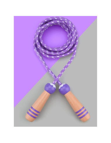 Cuerda de saltar ajustable Lorvain para niños 2.6m