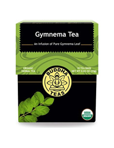 Té de Hoja de Gymnema Sylvestre Orgánico Buddha Teas - 18 Bolsitas