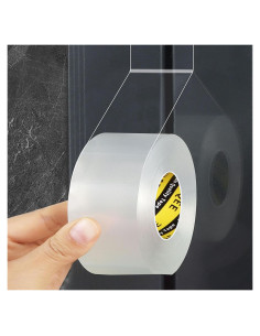 Cinta de Sellado Transparente MILEQEE 10m x 3.49cm Aislante