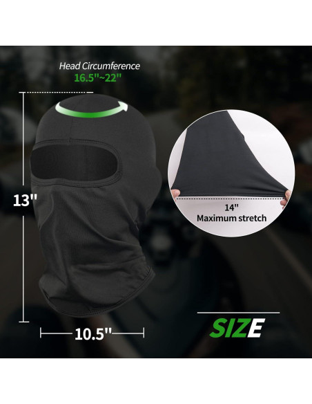 Mascarilla Balaclava Invierno LONGKING Unisex - Protección UV