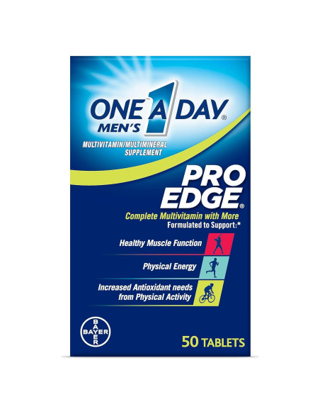 Multivitamina One A Day Hombres Pro Edge 50 Tabletas Multivitamina One A Day Hombres Pro Edge 50 Tabletas