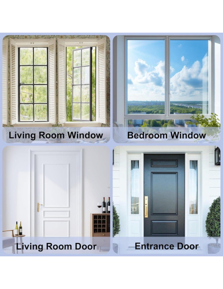 Tira de Sello Autoadhesiva Coengwui 72m A Prueba de Polvo y Sonido