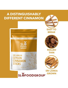 Palitos de Canela de Ceilán Slofoodgroup 28.35g - Verdadera Canela 2
