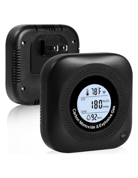 Detector de Monóxido de Carbono y Gas Daffypop YC302 Pro+