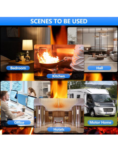 Detector de Monóxido de Carbono y Gas Daffypop YC302 Pro+ 2