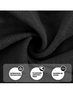 Pasamontañas térmico unisex negro para invierno - a prueba de viento 2