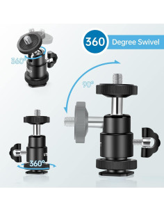 Cabezal de bola de trípode UTEBIT 12mm 2 paquetes 500g 2