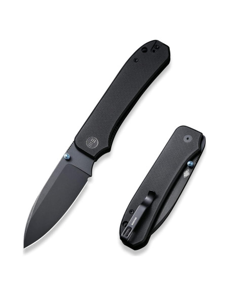 Cuchillo de bolsillo WeKnife Big Banter 9.35 cm G10 Negro