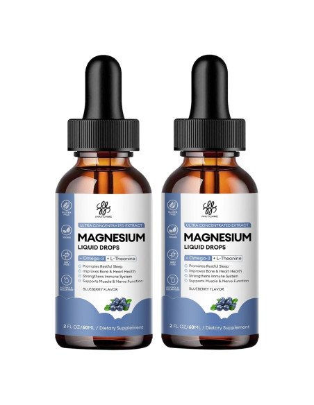 Gotas Líquidas de Magnesio iMATCHME 2 Paquetes 60ml Arándano