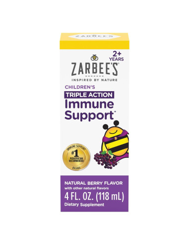 Jarabe de Saúco Zarbee para Niños 118 ml - Apoyo Inmunológico