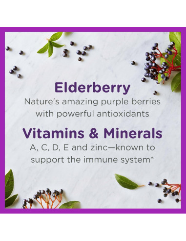 Jarabe de Saúco Zarbee para Niños 118 ml - Apoyo Inmunológico