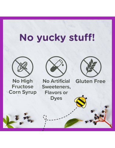 Jarabe de Saúco Zarbee para Niños 118 ml - Apoyo Inmunológico