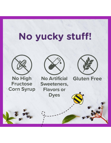 Jarabe de Saúco Zarbee para Niños 118 ml - Apoyo Inmunológico