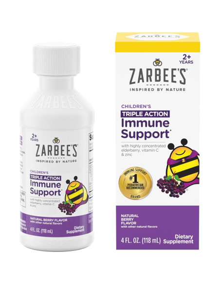 Jarabe de Saúco Zarbee para Niños 118 ml - Apoyo Inmunológico