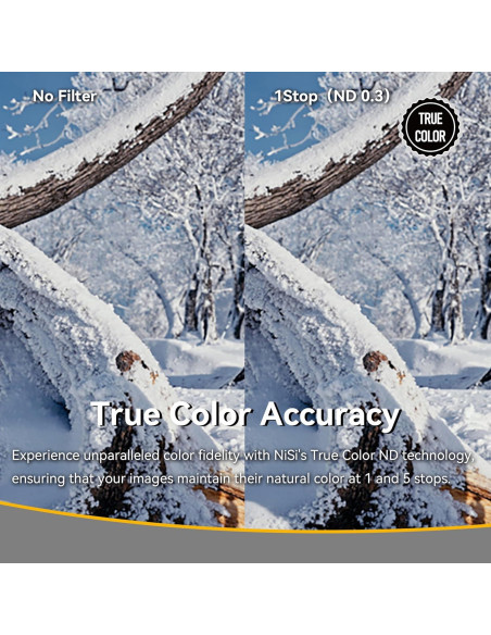 Filtro ND Variable True Color NiSi 40.5mm 1-5 Stops