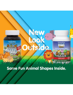 Suplemento de Magnesio para Niños NaturesPlus 90 Tabletas 2