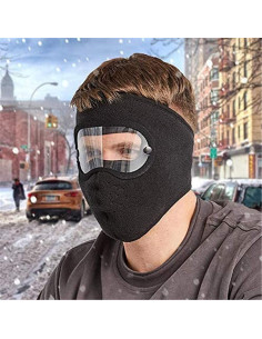Máscara Térmica Polar Unisex Negra para Protección Completa de Cabeza 2
