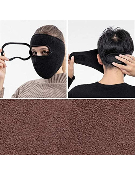 Máscara Térmica Polar Unisex Negra para Protección Completa de Cabeza Máscara Térmica Polar Unisex Negra para Protección Completa de Cabeza