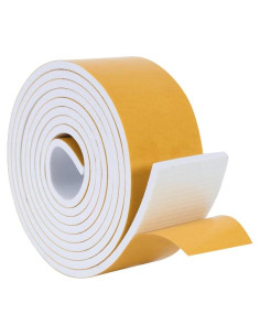 Cinta de Sellado de Espuma Dualplex 3.05m Blanca Aislante