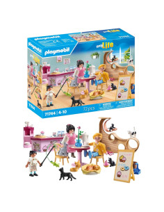 Cafetería de Gatos PLAYMOBIL 71744 - Set de Juego 24.8x18.7cm
