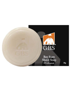 Jabón de Afeitar Natural G.B.S Bay Rum 100g - Espuma Rica