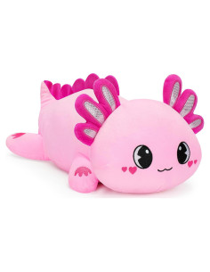 Peluche Axolote Rosa Officygnet 33 cm Suave y Kawaii