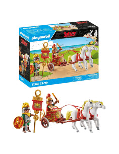 PLAYMOBIL Asterix 71543 Biga Romana con Cascos y Accesorios