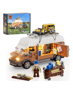 Juego de Iluminación Furgoneta Carpintería FUNWHOLE 496 Pcs