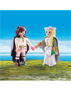 Set de Juego Playmobil Cómo Entrenar a tu Dragón III Hiccup y Astrid 2